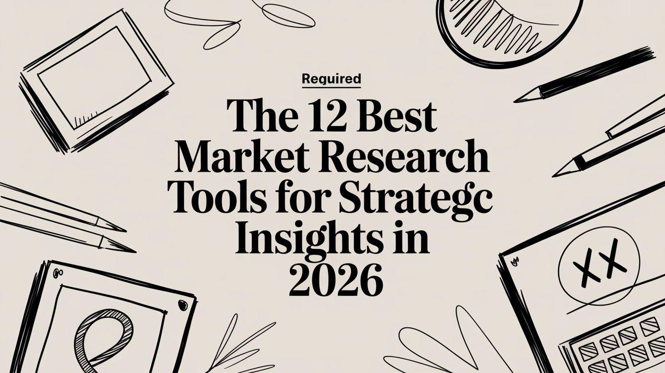 The 12 Best Market Research Tools for Strategic Insights in 2026