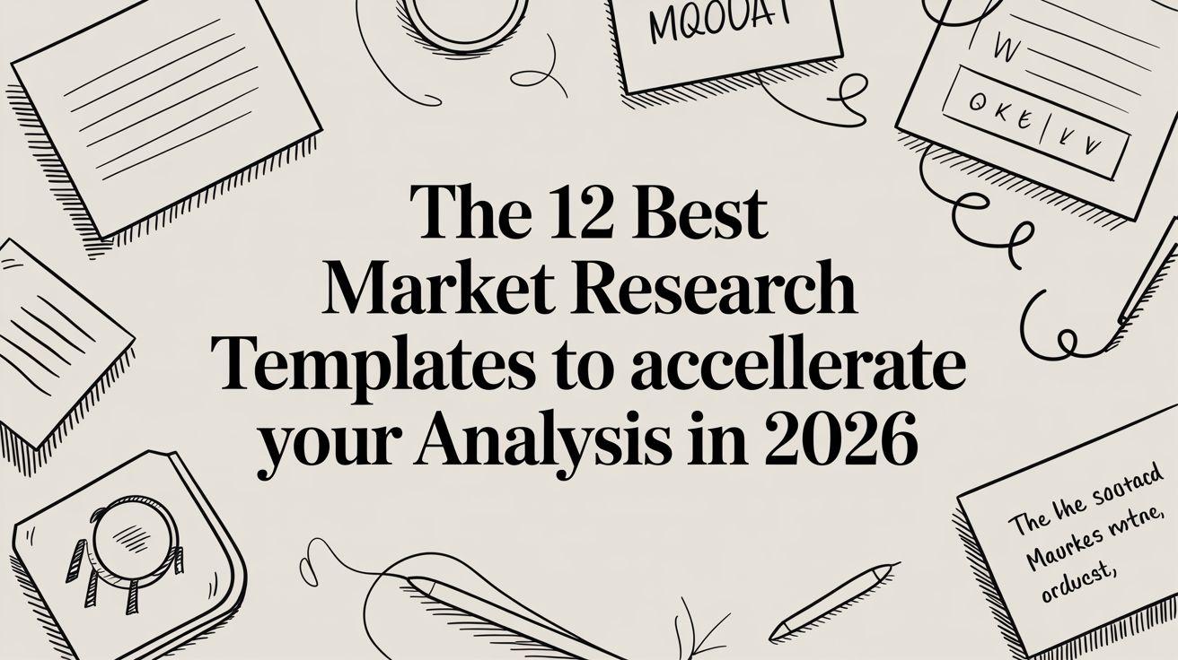 The 12 Best Market Research Templates to Accelerate Your Analysis in 2026