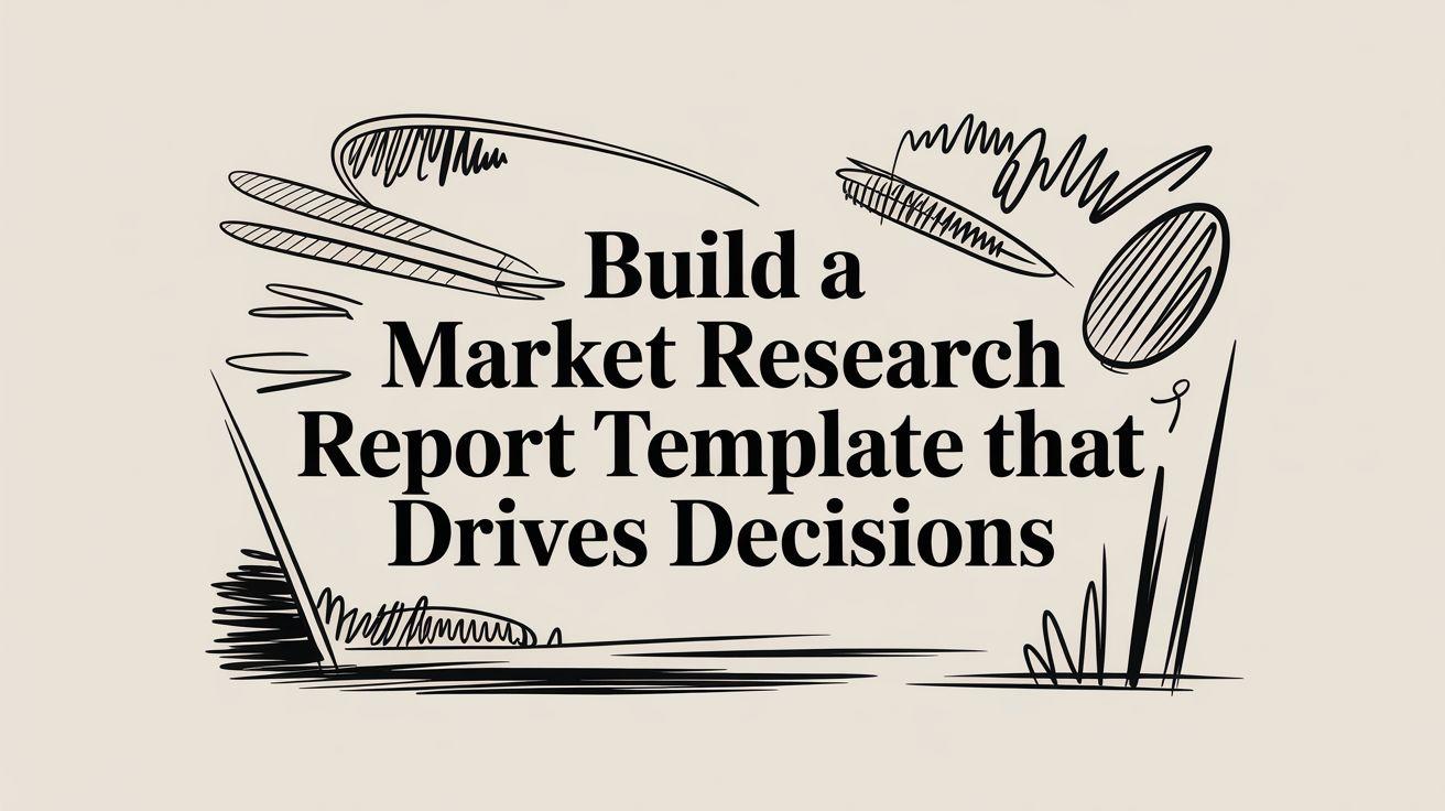 Build a Market Research Report Template That Drives Decisions